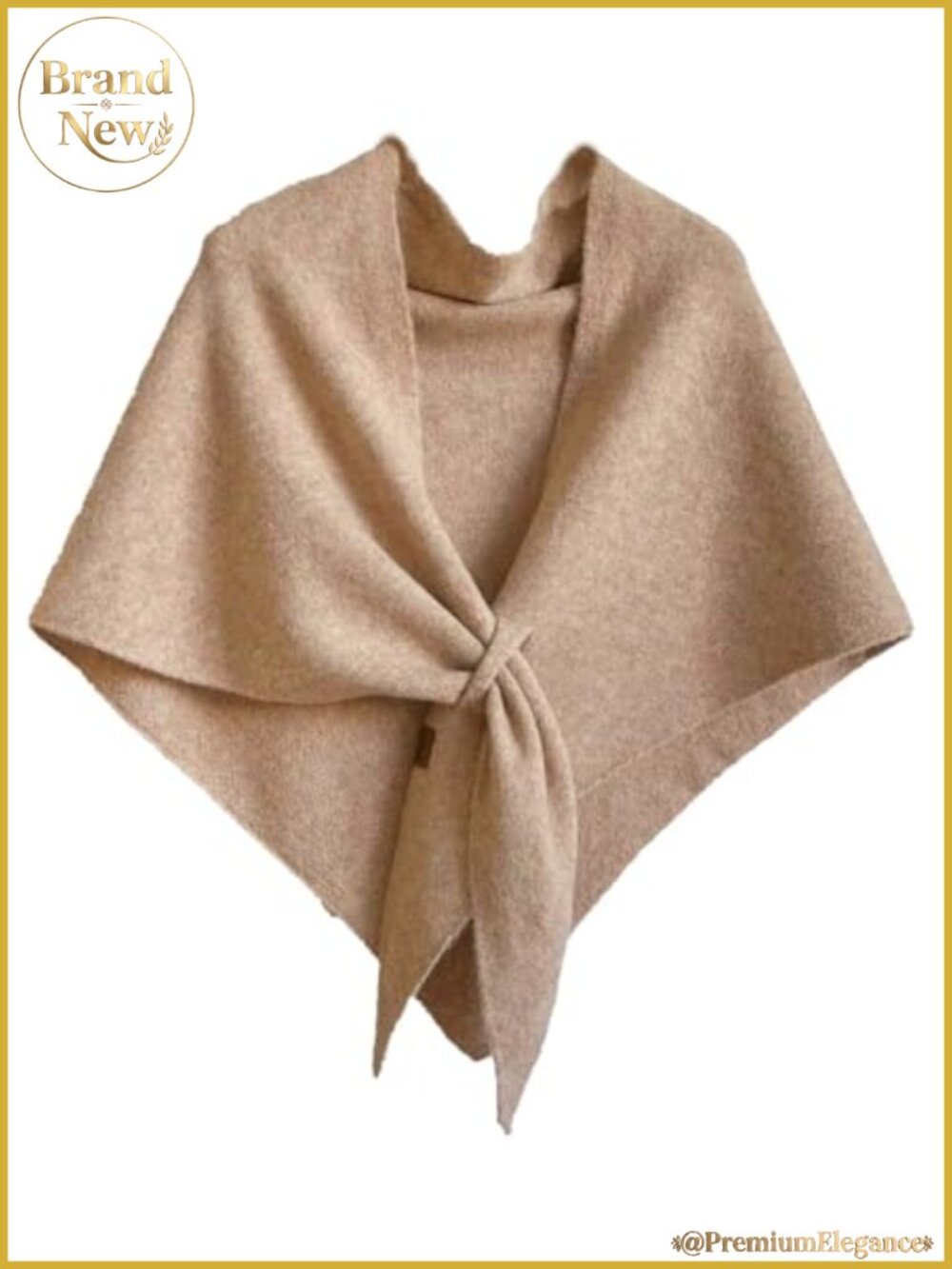 Womens Fleece Poncho Shawl Wrap Scarf Knit Sweater Cape